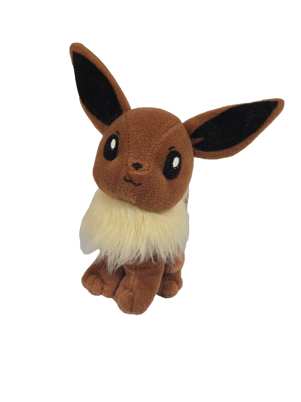 Hasbro 1998 Pokemon EEVEE Nintendo Game Freak Creatures Mini Stuffed Plush 6 in